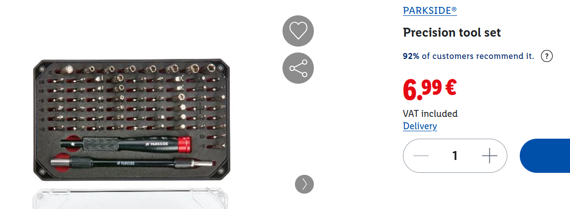 LTTのドライバーキット、iFixitより「ビット半分で同額」と話題に