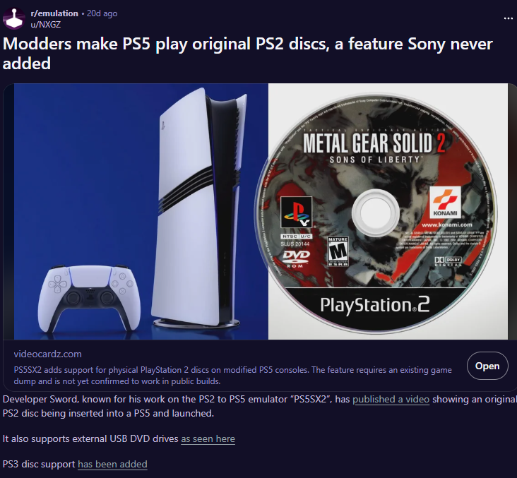 【海外の反応】「PS5はPS1~PS3に完全対応できたはず」ソニーの互換性方針に海外ゲーマーが議論